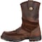 Georgia Boot Men's Waterproof Wellington Work Boot, 14 W, Steel Toe, 10 in H, Brown, G4603 G4603 - alternate 2